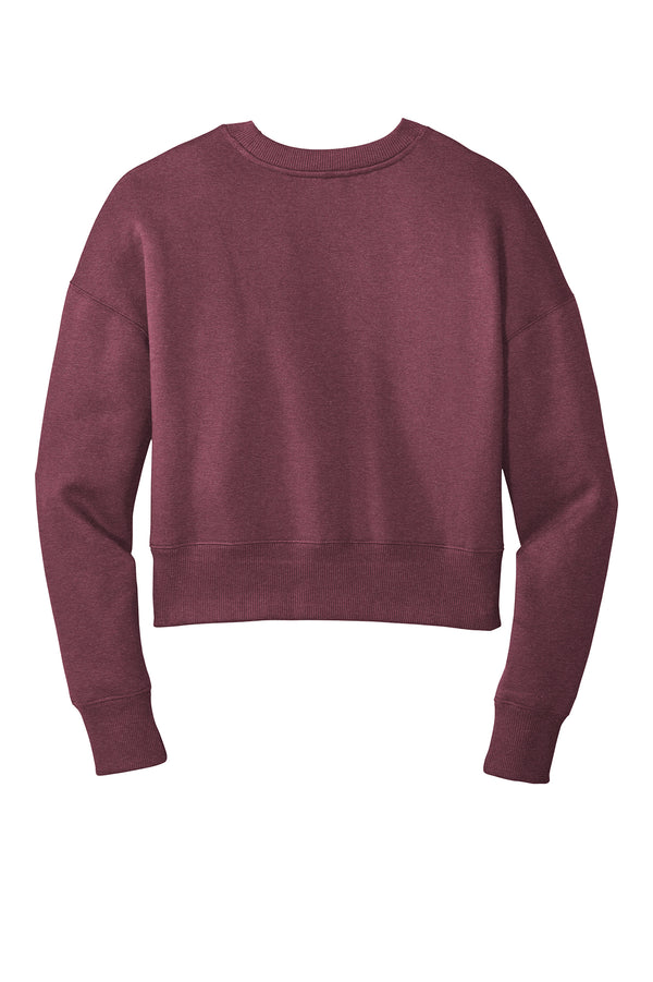 Okemos Soccer - Women's Maroon Cropped Fleece Crew