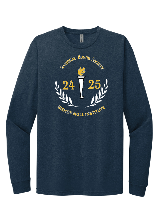 Custom Apparel - Screen Printing - 2024 NHS Shirts - Adult Unisex Long Sleeve T-Shirt - 2024 NHS Shirts - 16742