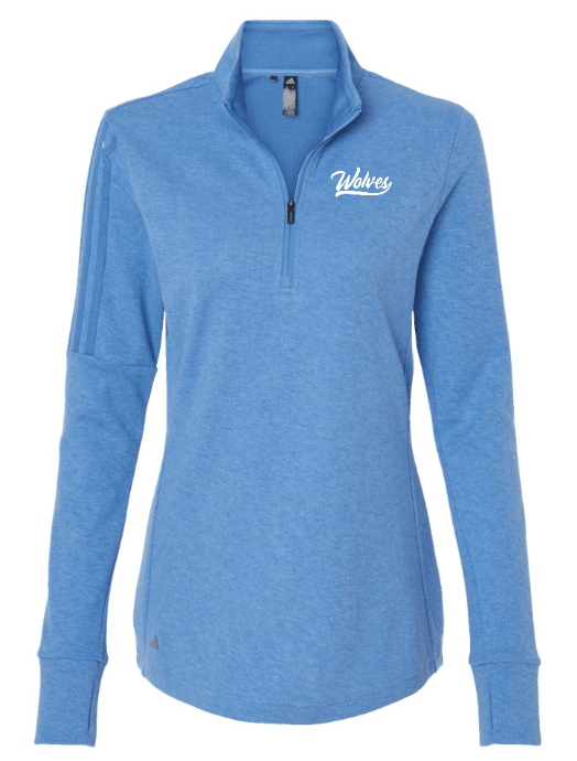 Custom Apparel - Screen Printing - 2024 Spring Staff Order - Women's Adidas Quarter - Zip Sweater - 2024 Spring Staff Order - 15646