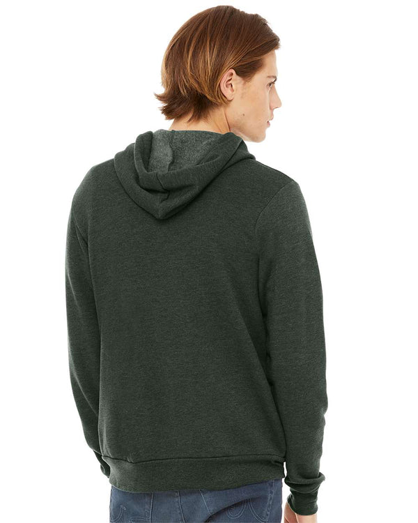 James Madison - Unisex Adult Zip Up Hoodie - Heather Forest