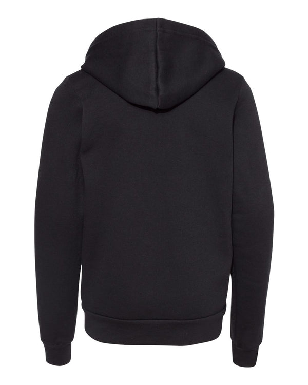 Okemos - Bella + Canvas - Youth Sponge Fleece Full-Zip Hooded Sweatshirt (Embroidery on Demand)