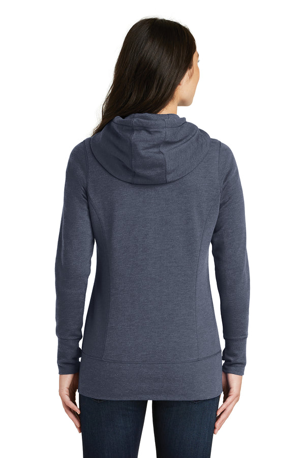 Okemos - New Era Ladies Tri-Blend Fleece Full-Zip Hoodie (Embroidery on Demand)