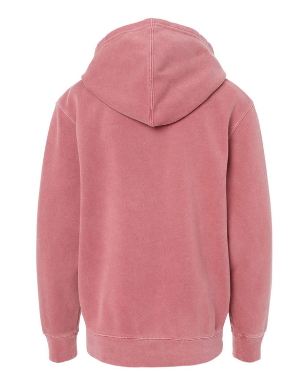 Okemos - Independent Trading Co. Youth Midweight Pigment Dyed Hooded Sweatshirt (Embroidery on Demand)