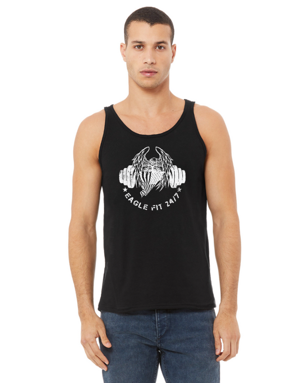 Eagle Fit 24/7 - Unisex Jersey Tank *Black / White / Royal*