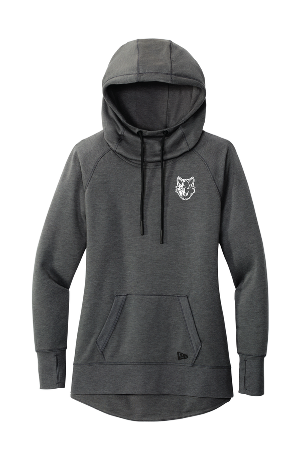 Okemos - New Era Ladies Tri-Blend Fleece Pullover Hoodie (Embroidery on Demand)