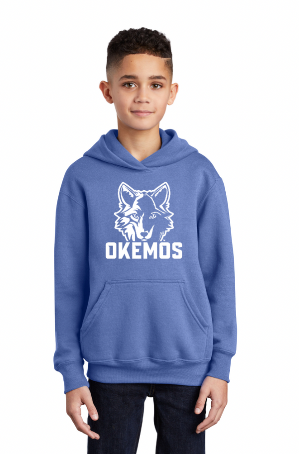 Okemos Wolves - Youth Carolina Blue Hoodie