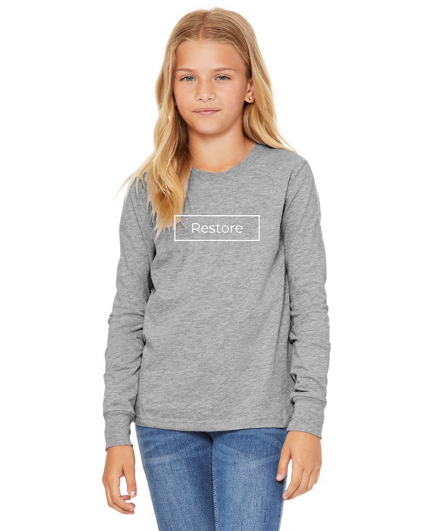 Restore Church - Youth Jersey Long Sleeve T-Shirt