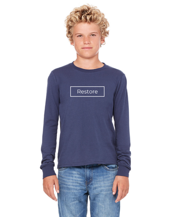 Restore Church - Youth Jersey Long Sleeve T-Shirt