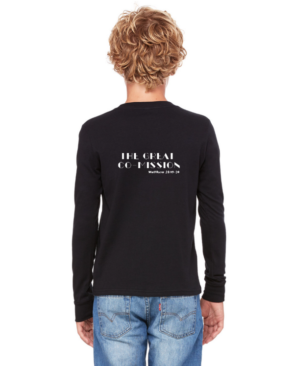 Restore Church - Youth Long Sleeve Jersey T-Shirt