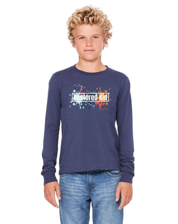 Restore Church - Youth Long Sleeve Jersey T-Shirt