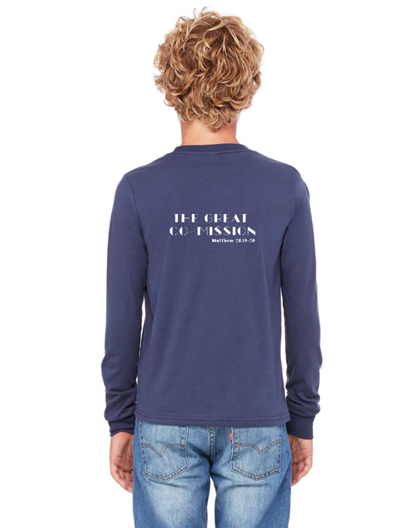 Restore Church - Youth Long Sleeve Jersey T-Shirt