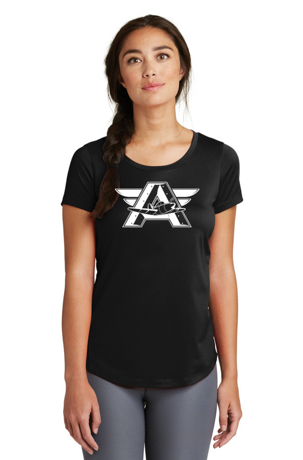 Sky Crossing -Ladies Series Performance Scoop Tee