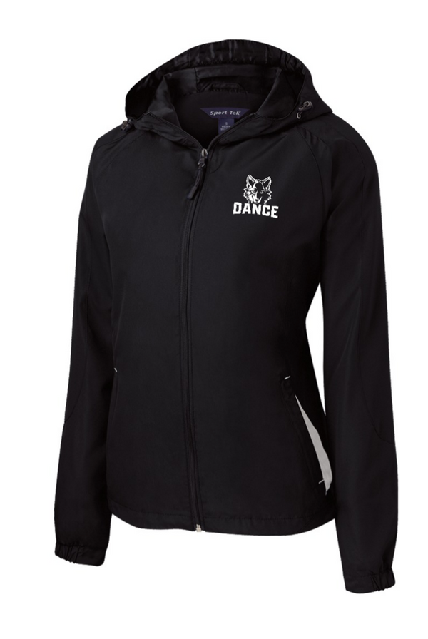 OHS Dance Team - Ladies Colorblock Hooded Raglan Jacket