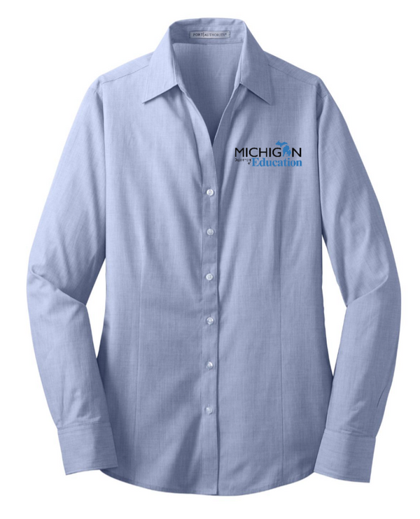 MI Department of Education - Ladies Button Down Shirt