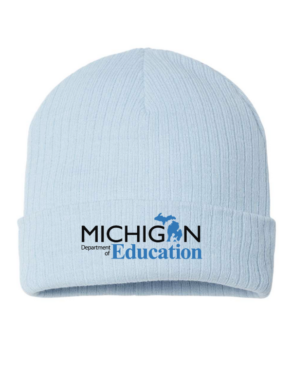 Custom Printed Apparel | MI Department of Education - Cuffed Beanie - MI Department of Education - 14999