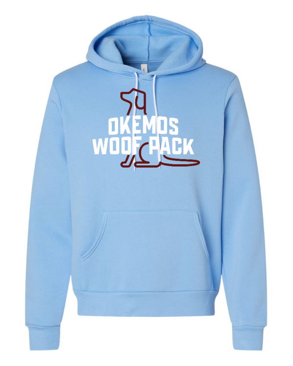 Woof Pack 2024 - Adult Sponge Fleece Hoodie