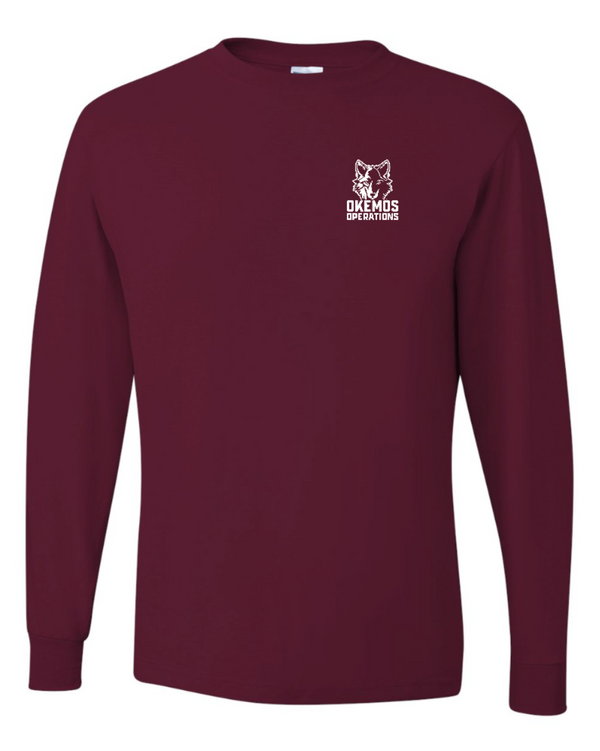 Okemos Operations Uniforms- Embroidered Unisex Dri-Power Long Sleeve T-Shirt