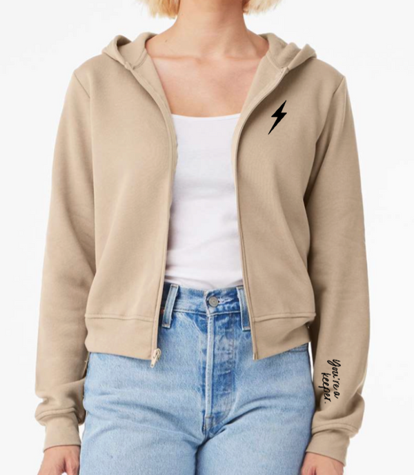 MBWS- Women's Full Zip Embroidered "You're a Keeper" Hoodie