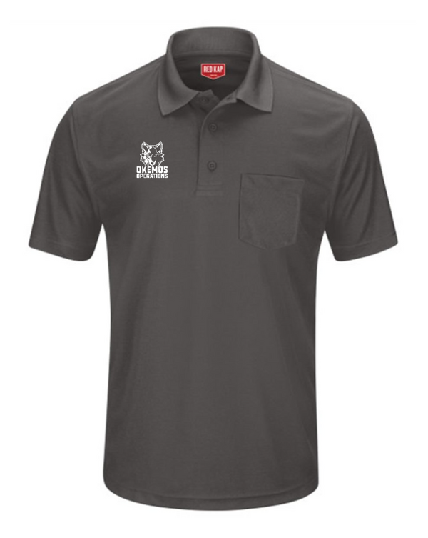 Okemos Operations Uniforms- Embroidered Unisex Performance Polo (with pocket)