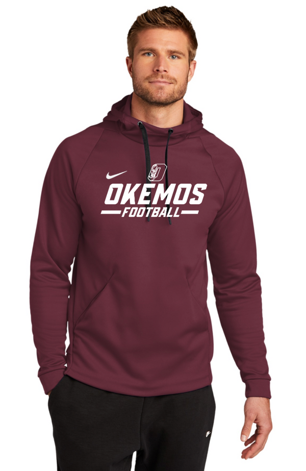 Okemos Football Nike Therma-Fit Hoodie