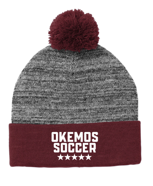 Okemos Soccer - Pom Pom Beanie
