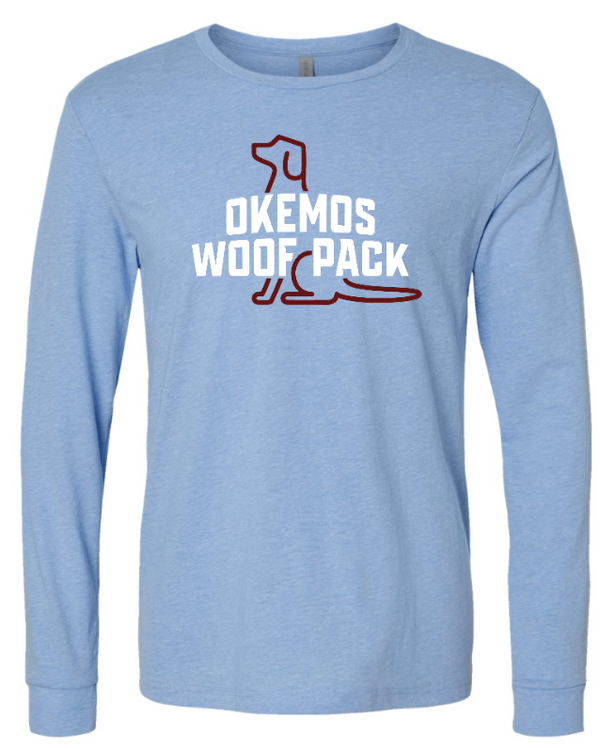 Okemos Woof Pack - Unisex Long Sleeve T-Shirt