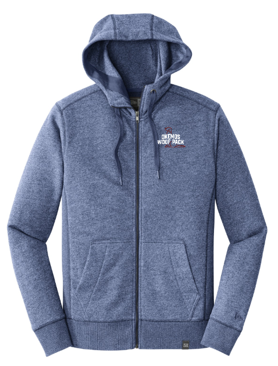 Okemos Woof Pack - New Era Full-Zip Hoodie