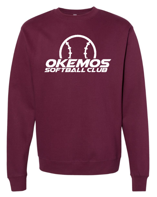 Okemos Softball Club Fall 2023 - Unisex Adult Crewneck Sweatshirt