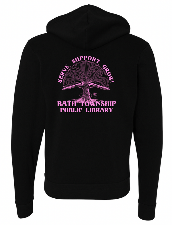 Bath Township Public Library - Adult Unisex Zip-Up Hoodie