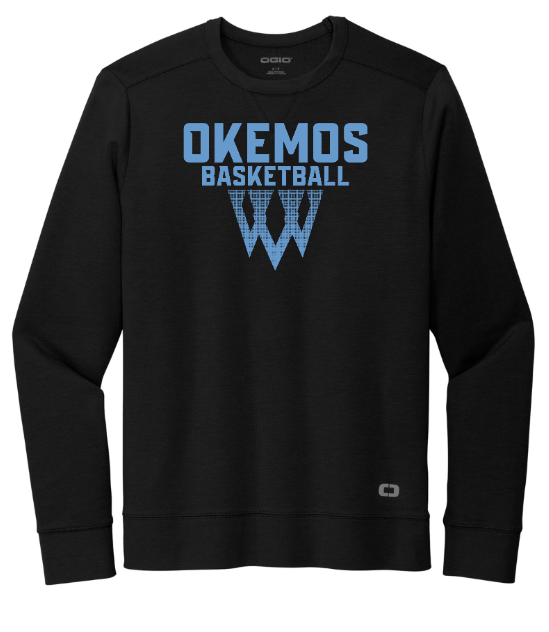 Okemos Girls Basketball - Adult Unisex Black OGIO Crewneck