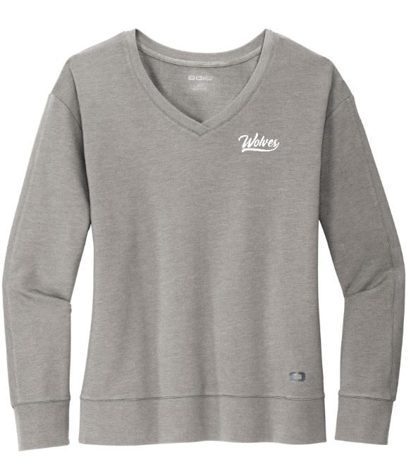 Okemos Montessori - OGIO Ladies Long Sleeve V-Neck
