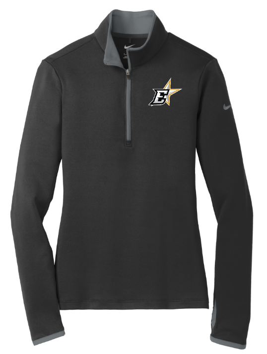 Okemos Hockey / Eastside Stars - Nike Ladies Dri-FIT Stretch 1/2-Zip Cover-Up