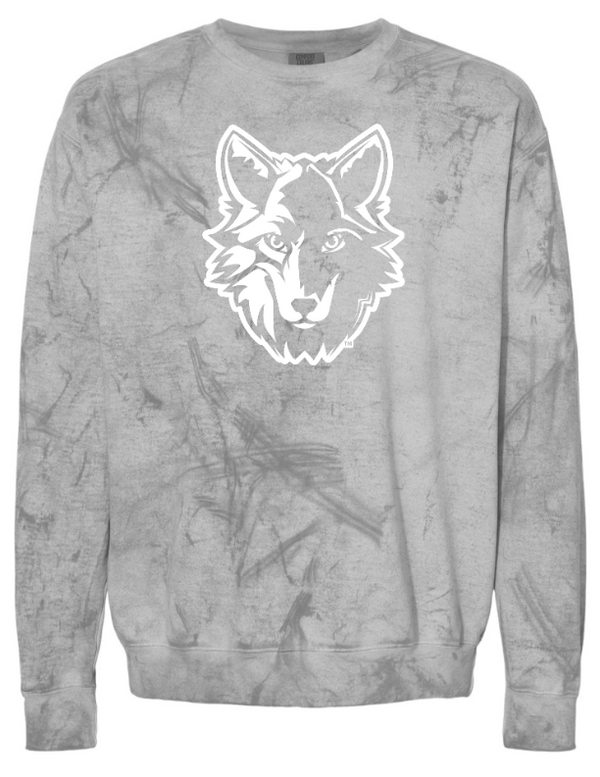 Bennett Woods Back to School 2024/25 - Adult Unisex Grey Color Blast Crewneck Sweatshirt