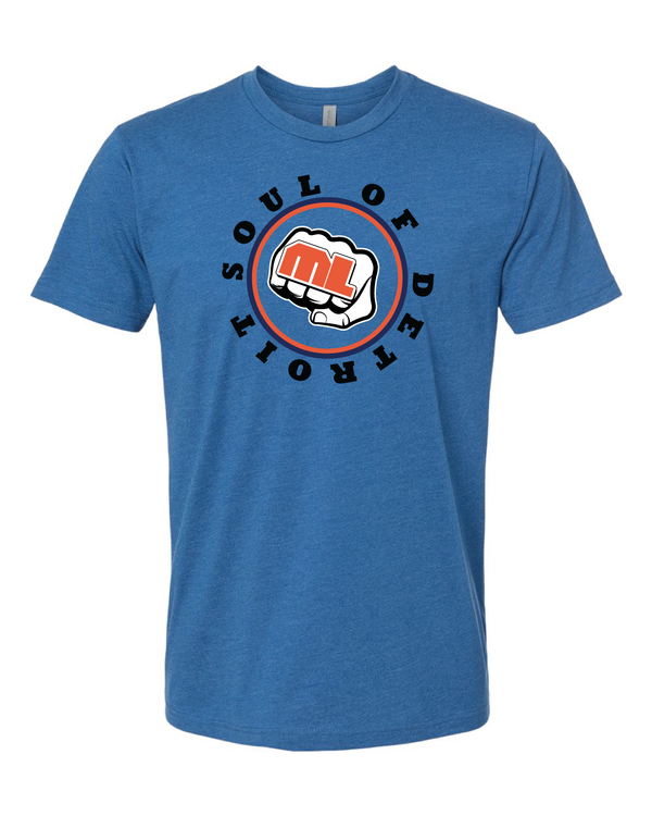 Soul of Detroit - Blue Unisex T-Shirt