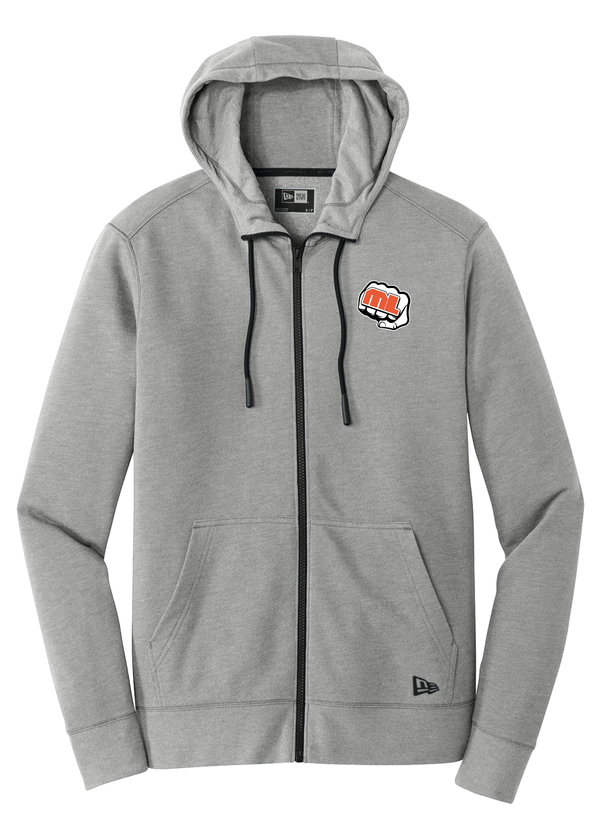 Soul of Detroit - Embroidered Grey Unisex New Era Zip Up Hoodie