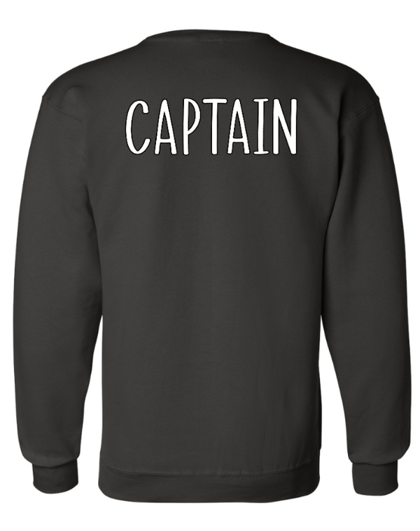 Custom Apparel - Screen Printing - Action Captain Crewnecks - PowerBlend Crewneck Sweatshirt - Black - Action Captain Crewnecks - 16863
