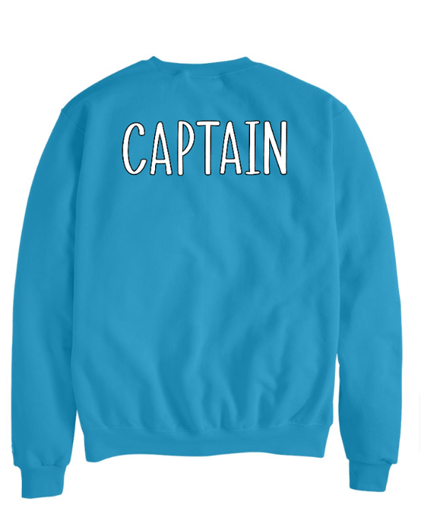 Custom Apparel - Screen Printing - Action Captain Crewnecks - Powerblend Crewneck Sweatshirt - Blue Lagoon - Action Captain Crewnecks - 16863