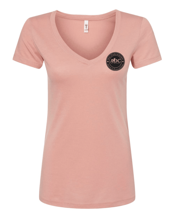Custom Apparel - Screen Printing - ADC - Women's V - Neck T-Shirt - American Daughters of Conservation