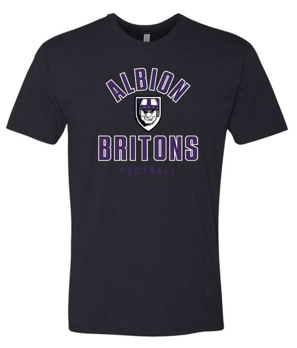 Custom Printed Apparel | Albion Football Fall 2025 - Black Logo T-Shirt - Albion Football Fall 2025 - 18291