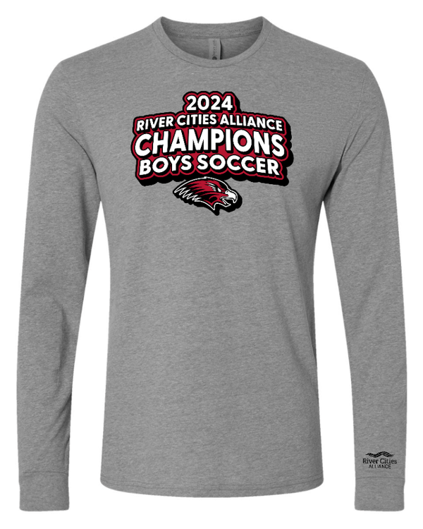 Custom Apparel - Screen Printing - Allendale Boys Soccer Champions Shirt - Unisex Long Sleeve T-Shirt - Allendale Boys Soccer Champions Shirt - 16772