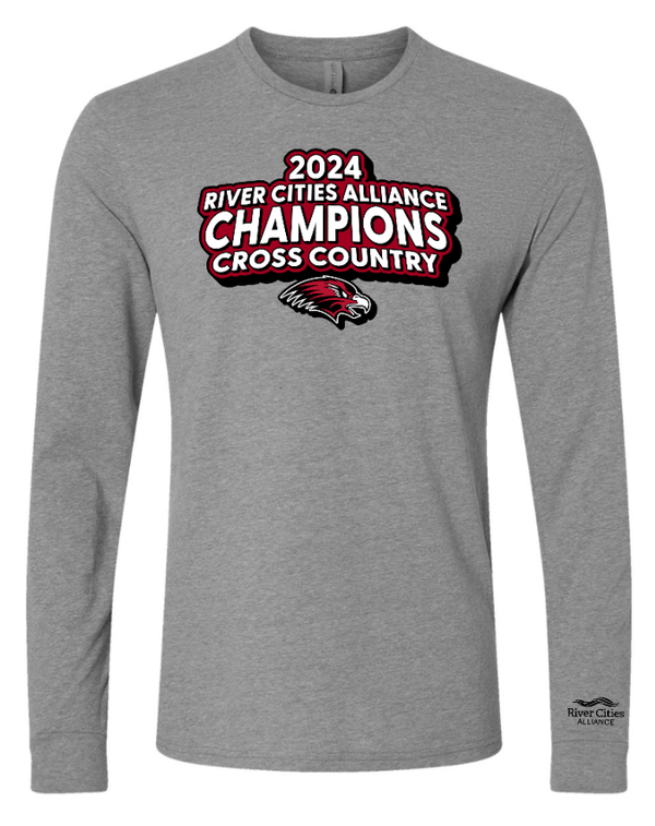 Custom Apparel - Screen Printing - Allendale Cross Country Champion Shirt - Adult Unisex Long Sleeve T-Shirt - Allendale Boys Soccer Champions Fall 2024 - 16790