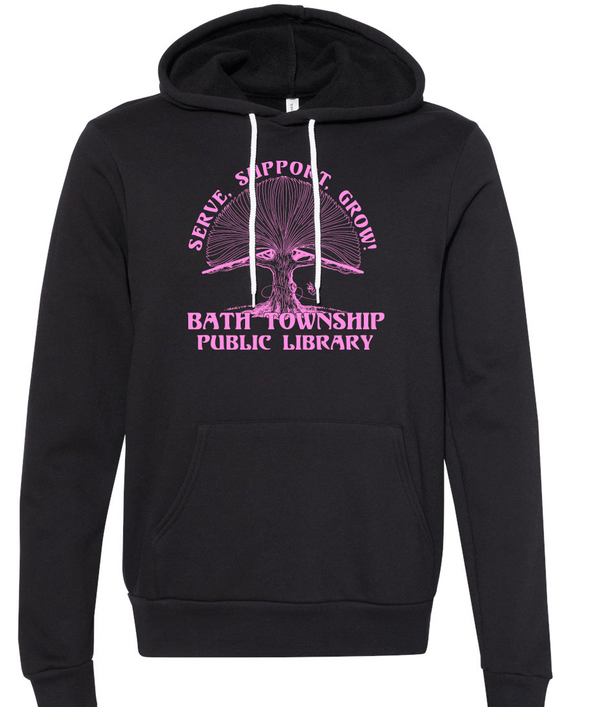 Custom Apparel - Screen Printing - Bath Township Public Library - Adult Unisex Hoodie - Hooded Sweatshirt - Bath Township Public Library - 14829