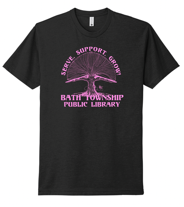 Custom Apparel - Screen Printing - Bath Township Public Library - Adult Unisex T-Shirt - T-shirt - Bath Township Public Library - 14829