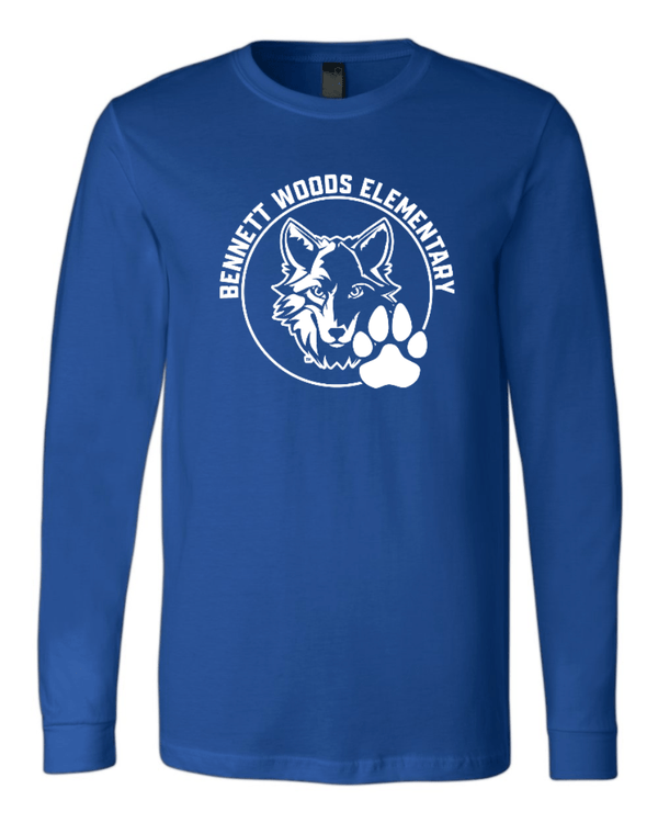 Custom Printed Apparel | Bennett Woods 18229 | Adult Unisex Long Sleeves (Class Colors) - Bennett Woods - 18229