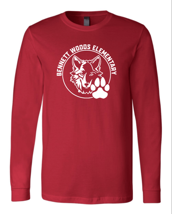 Custom Printed Apparel | Bennett Woods 18229 | Adult Unisex Long Sleeves (Class Colors) - Bennett Woods - 18229