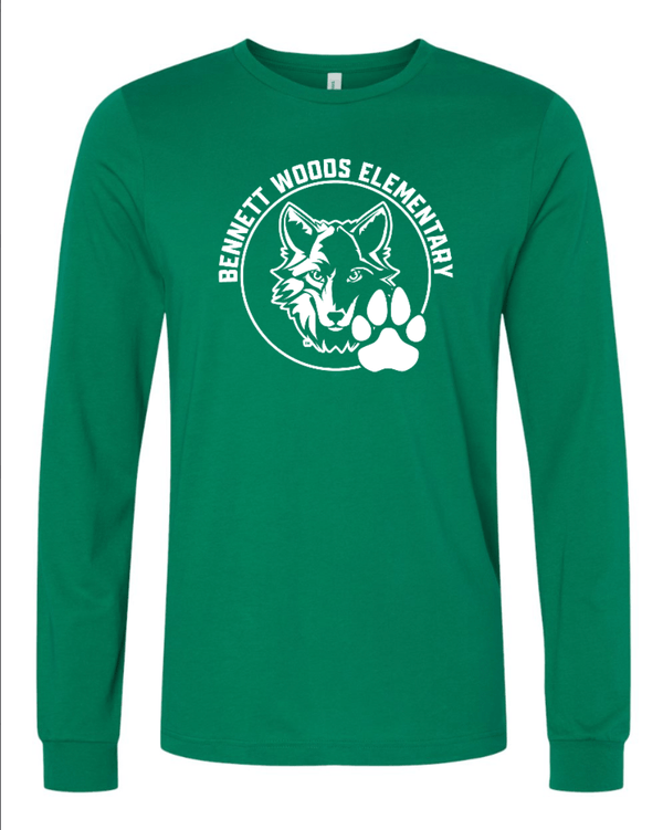 Custom Printed Apparel | Bennett Woods 18229 | Adult Unisex Long Sleeves (Class Colors) - Bennett Woods - 18229