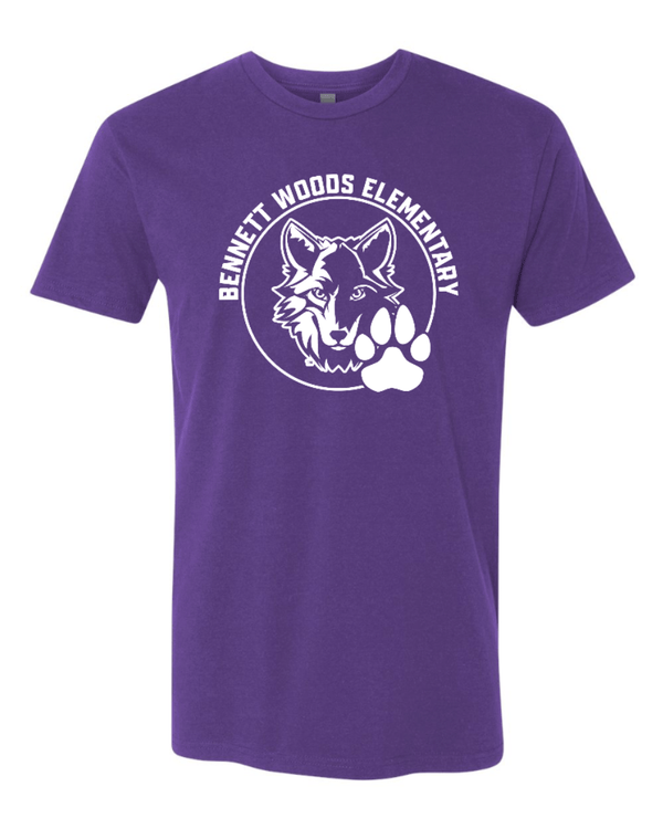 Custom Apparel - Screen Printing - Bennett Woods Back to School 2024 - 25 - Adult Bennett Woods T-Shirt - Bennett Woods Back to School 2024/25 - 16349