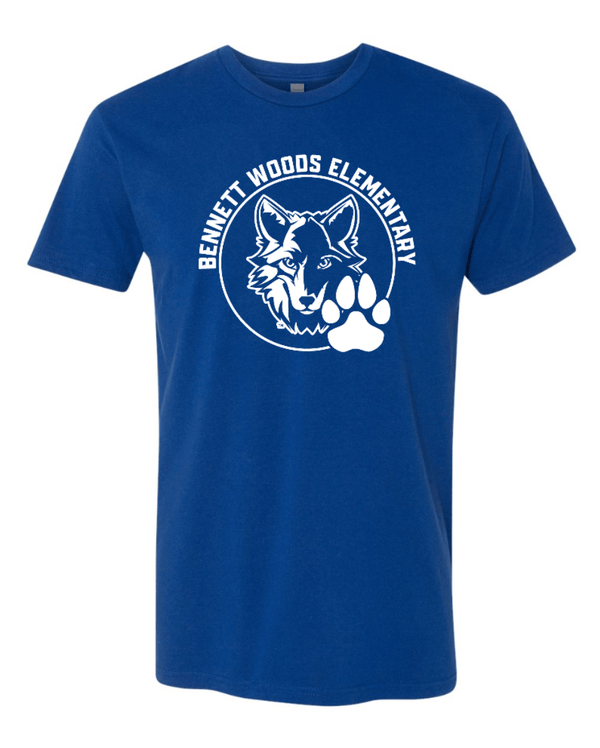Custom Apparel - Screen Printing - Bennett Woods Back to School 2024 - 25 - Adult Bennett Woods T-Shirt - Bennett Woods Back to School 2024/25 - 16349