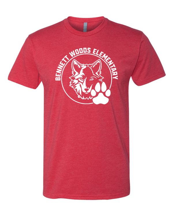 Custom Apparel - Screen Printing - Bennett Woods Back to School 2024 - 25 - Adult Bennett Woods T-Shirt - Bennett Woods Back to School 2024/25 - 16349