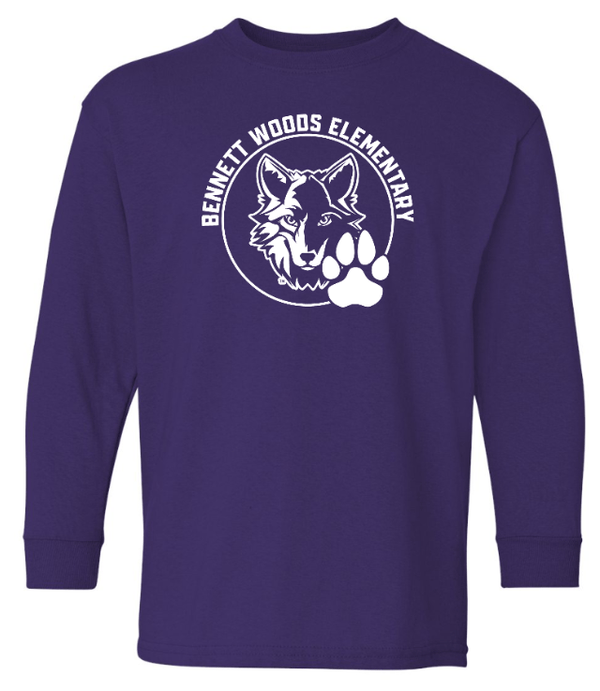Custom Apparel - Screen Printing - Bennett Woods Back to School 2024 - 25 - Class Long Sleeve T-Shirts *Choose your students grade* - Bennett Woods Back to School 2024/25 - 16349